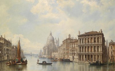 Venedig, Blick auf Santa Maria della Salute von Ludwig Hermann